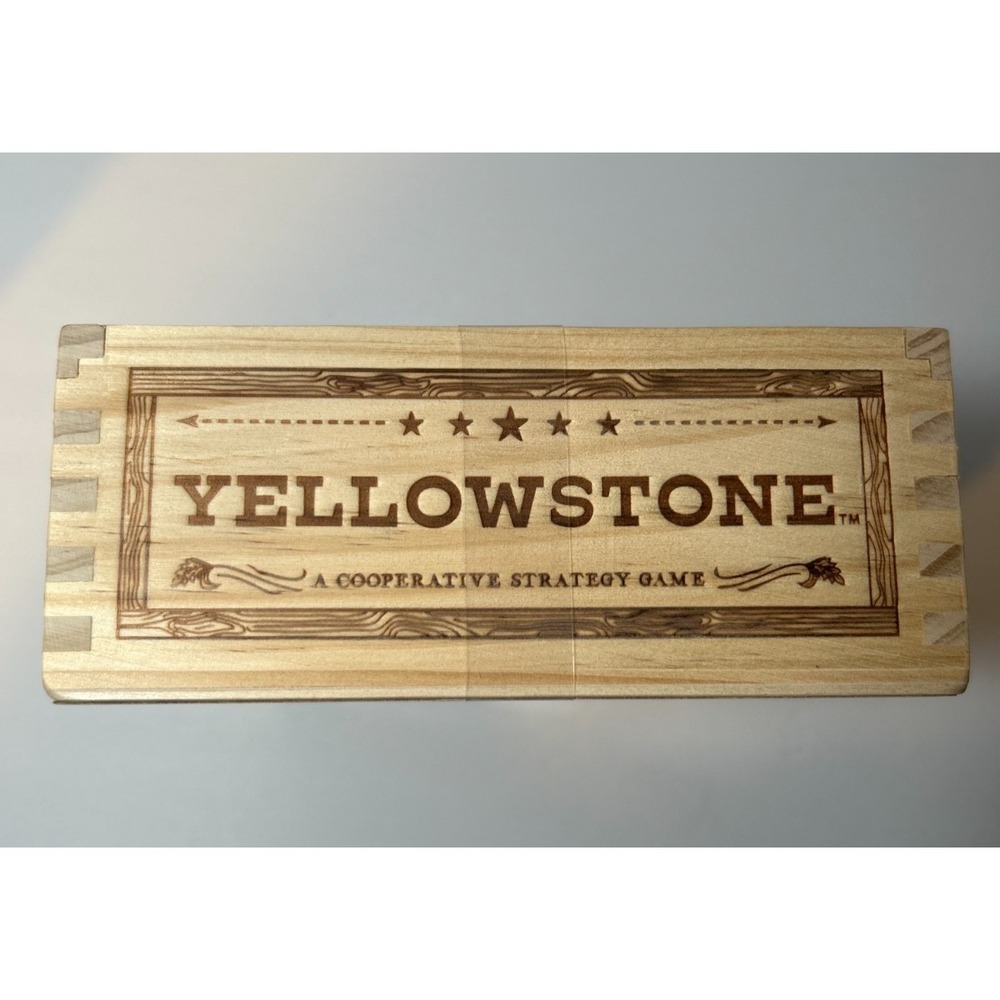 Yellowstone Cooperative Strategy Board Game Wooden Box Collector Edition NEW - Picture 4 of 4